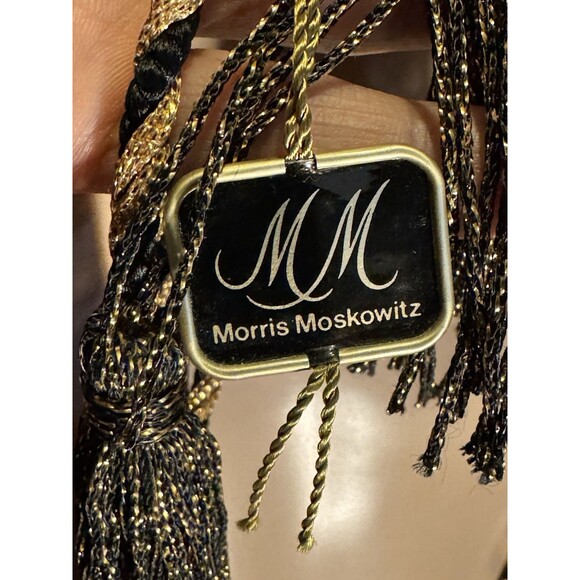 Vintage Morris Moskowitz Golden/ Black braided Belt -Necklace - Scarf- NEW 1998 main image 5